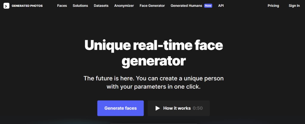 online free ai face generator